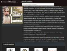 Tablet Screenshot of emisorasdenicaragua.com